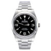 rolex explorer ii mens 39mm black dail stainless steel wrist watch replica hni3k.jpg