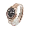 rolex gmt master ii rose gold 40mm black dial brownblack ceramic bezel oyster bracelet 126715chnr replica 4pdyi.webp