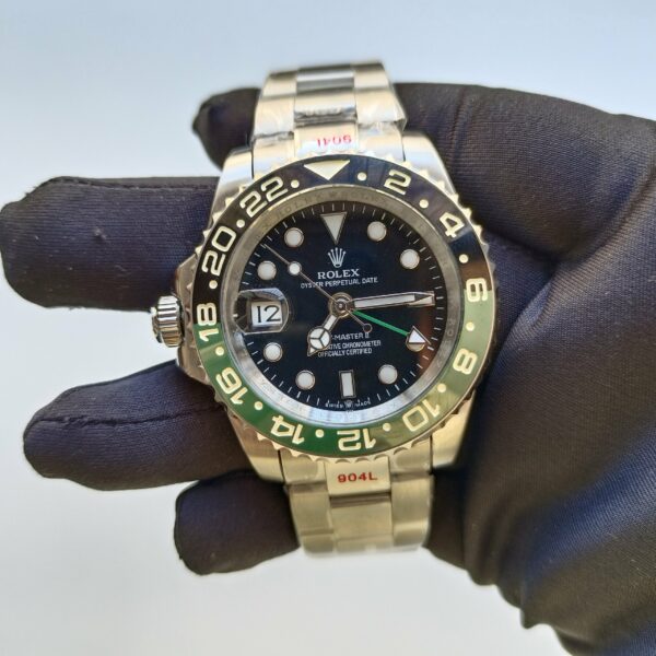 rolex gmt master ii stainless steel black dial greenblack ceramic bezel oyster bracelet 126720vtnr replica jywt2.jpg