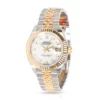 rolex lady datejust 31mm rose goldsteel dial with diamond marker silver dial oyster perpetual watch replica svffg.webp