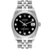 rolex lady datejust 31mm stainless steel black dial with diamond oyster perpetual jubilee bracelet watch 1.jpg