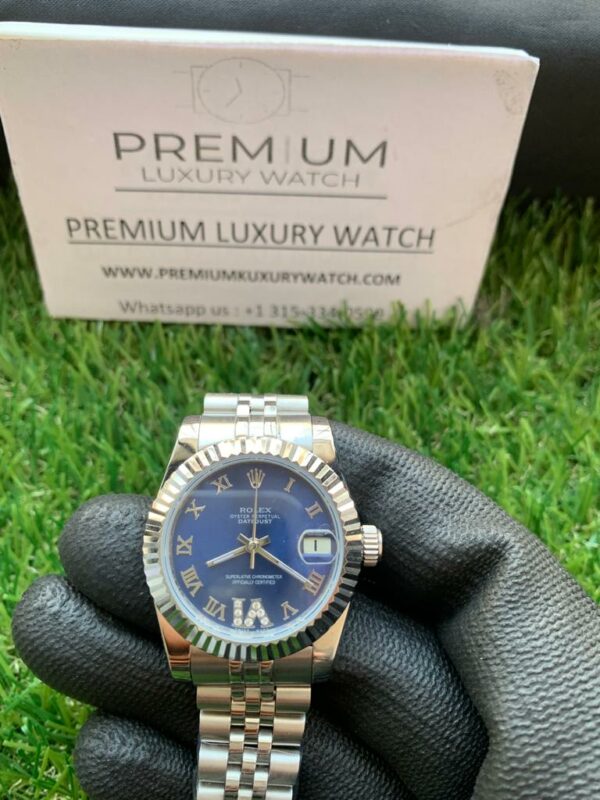 rolex lady datejust 31mm stainless steel blue roman dial oyster perpetual jubilee bracelet watch replica nrgoi.jpg