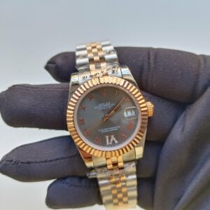 rolex lady datejust 31mm two tone goldgray roman dial oyster perpetual jubilee bracelet watch replica xl5fq.jpg