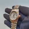 rolex lady datejust 31mm two tone rose goldsteel mop dial with diamond marker oyster perpetual watch replica sfomm.jpg