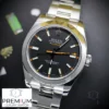 rolex milgauss black index 40mm stainless steel 116400 replica 9fowi.webp