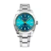 rolex milgauss green crystal stainless steel blue dial bezel oyster bracelet 116400gv replica 0agsl.webp