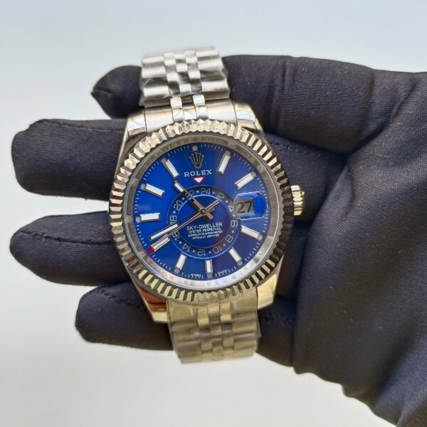 rolex oyster perpetual sky dweller blue index dial 42mm jubilee white gold fluted 326934 replica a7nma.jpg