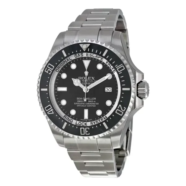 rolex sea dweller deepsea 44 black dial stainless steel mens watch 116660 replica 23qid.webp