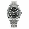 rolex sky dweller black dial 42mm white gold bezel steel jubilee mens watch 326934 replica mqfsq.jpg