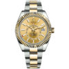 rolex sky dweller champagne dial 42mm yellow gold tow tone oyster mens watch 326933 1 1.jpg