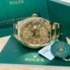 rolex sky dweller champagne dial yellow gold mens oyster bracelet watch 32693842 replica 1vumk.jpg