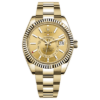 rolex sky dweller champagne dial yellow gold mens oyster bracelet watch 32693842 replica 8wtqw.png