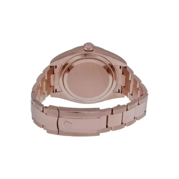 rolex sky dweller rose gold white index dial fluted bezel oyster bracelet 326935 replica vjhim.webp