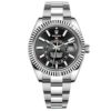 rolex sky dweller stainless steel 42mm black index dial fluted white gold bezel oyster bracelet 326934 replica mxb7y.jpg