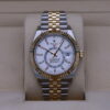 rolex sky dweller white dial 42mm yellow gold bezel two tone mens watch 326933 replica t8fiy.jpg