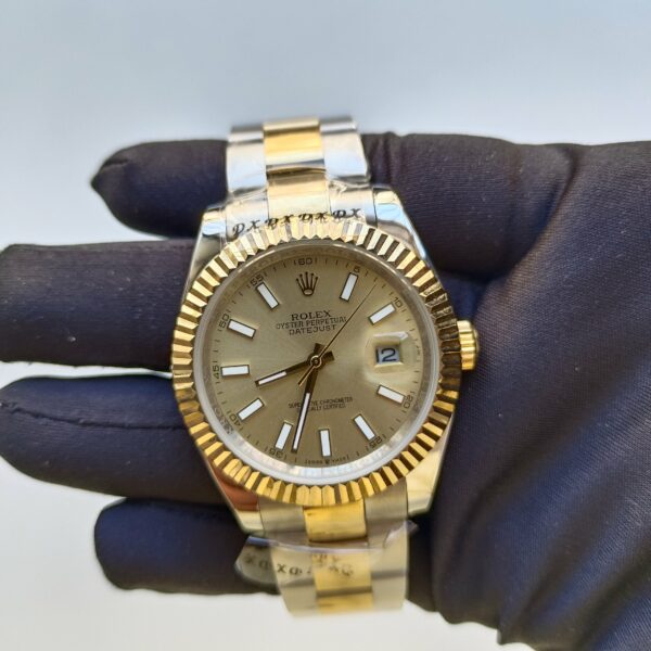 rolex steel and yellow gold rolesor datejust 41mm fluted bezel champagne index dial oyster bracelet replica fewml.jpg