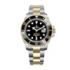 rolex submariner 41mm black dial stainless steel and yellow gold bracelet automatic mens watch 1.webp