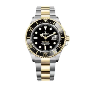 rolex submariner 41mm black dial stainless steel and yellow gold bracelet automatic mens watch replica eeeps.webp