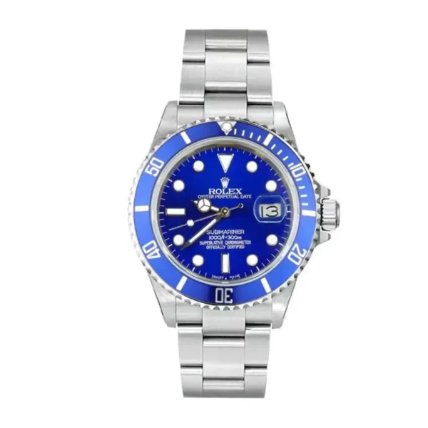 rolex submariner date white gold 40mm blue dial ceramic bezel oyster bracelet 116619lb 1.webp