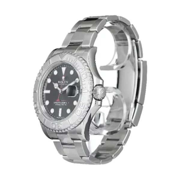 rolex yacht master 116622 stainless steel dark rhodium black dial watch 116622 replica blmfj.webp