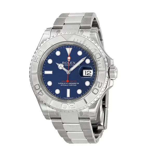 rolex yacht master 40mm stainless steel blue dial bezel oyster bracelet 116622 replica z8mds.webp