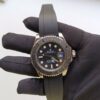 rolex yacht master 42mm white gold black dial matte black oysterflex strap 226659 replica b5v88.jpg