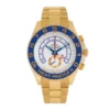 rolex yacht master ii 116688 mens 44mm 18k yellow gold white ceramic replica jauks.webp