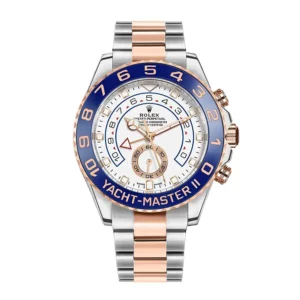 rolex yacht master ii 44mm 18k rose gold and steel two tone watch replica si9ae.webp