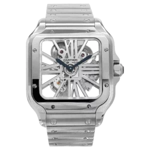 santos de cartier skeleton dial 40mm stainless steel mens watch whsa0015 2.webp